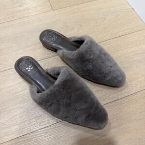 Vince Camuto Fur Mules